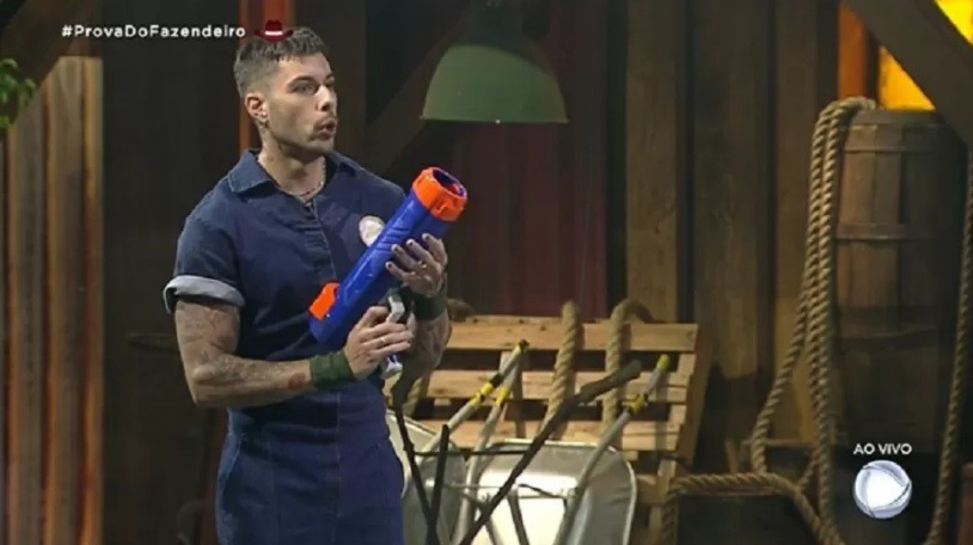 Gui Araújo vence a prova do fazendeiro e está livre da roça - Reprodução