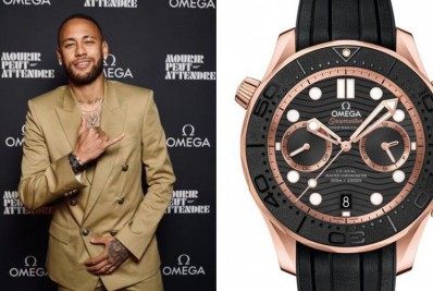 Neymar ostenta e vai à estreia de filme com relógio de R$ 177 mil
