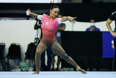 Campeão olímpica, Rebeca Andrade brilha no Brasileiro de Ginástica e leva mais dois ouros