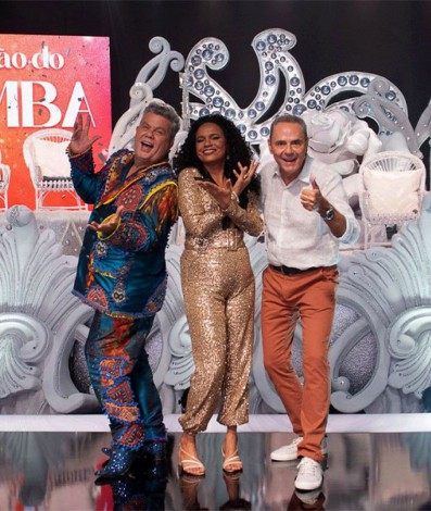 Milton Cunha Teresa Cristina e Luiz Roberto participaram das finais de samba para o Carnaval 2022 - Leandro Ribeiro/TV Globo