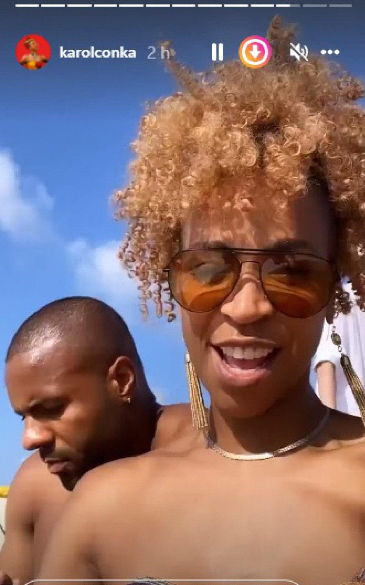 Karol Conká e Polidoro