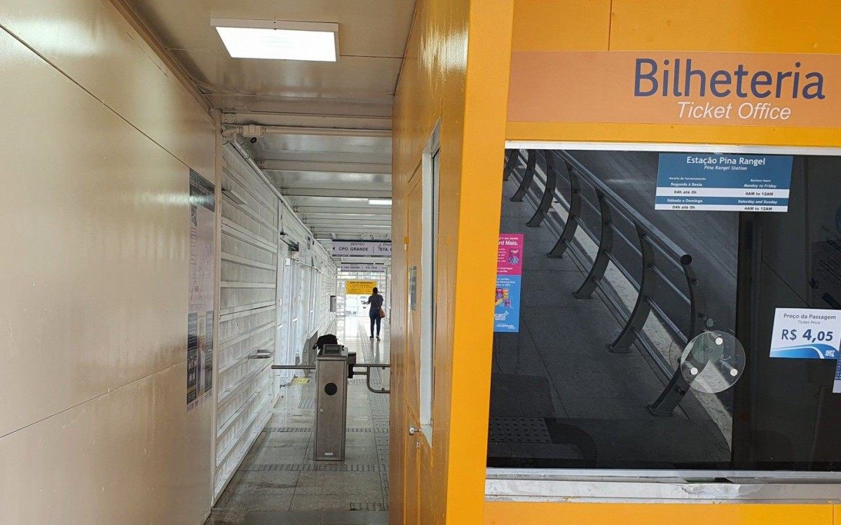 Estação Pina Rangel passou por reformas e voltou a operar nesta segunda-feira - Divulgação/Prefeitura do Rio