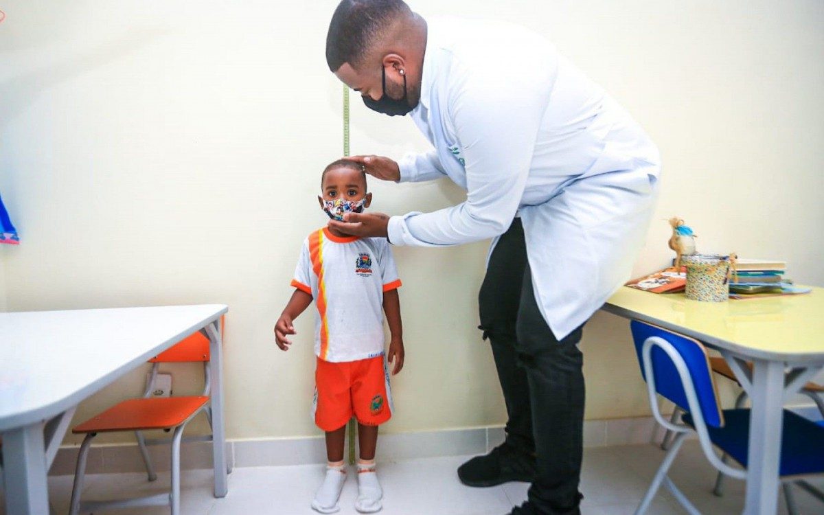  A avalia&ccedil;&atilde;o est&aacute; sendo feita em todas as crian&ccedil;as das creches municipais