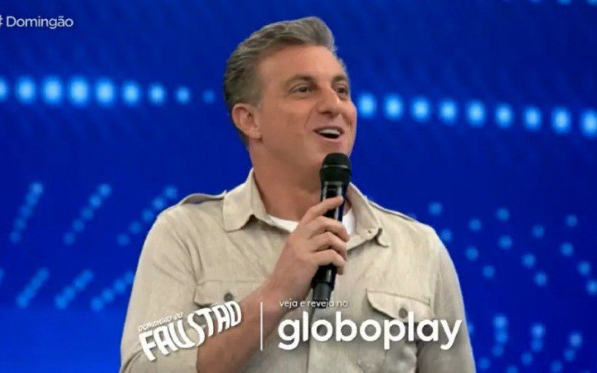'Doming&atilde;o com Huck' &eacute; encerrado com a logo do 'Doming&atilde;o do Faust&atilde;o'