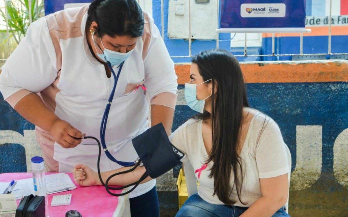  "O projeto &eacute; itinerante e vamos alcan&ccedil;ar outros bairros", disse a vice-prefeita de Mag&eacute;, Jamille Cozzolino, que esteve na Unidade de Sa&uacute;de da Fam&iacute;lia (USF) local.