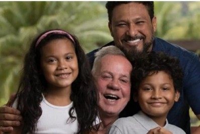 Marido do ator Luiz Fernando Guimarães abre o coração e fala sobre adoção de filhos