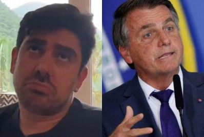 Com imitação de Bolsonaro, Marcelo Adnet pede a volta do WhatsApp