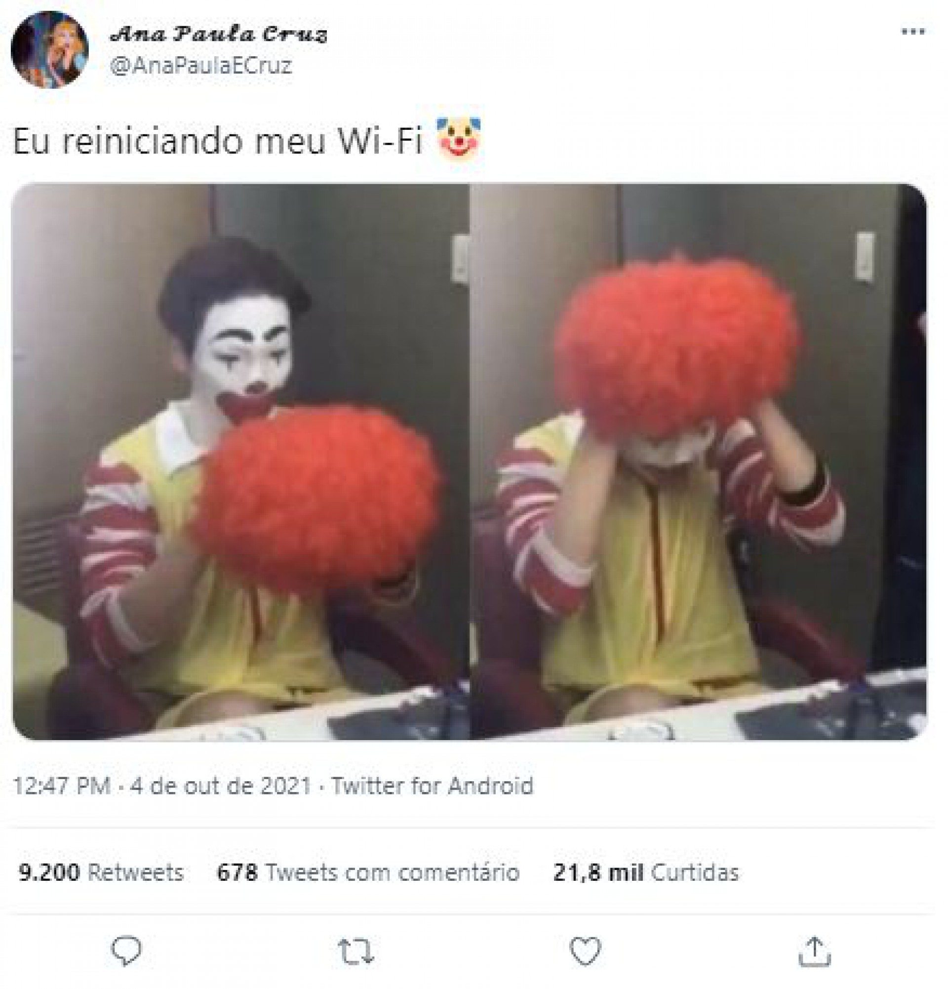 Usuários fazem piada com a conexão da internet - Reprodução / Twitter