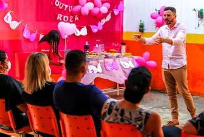 UBS de Santa Marta realiza palestra sobre câncer de mama e de colo de útero em Belford Roxo