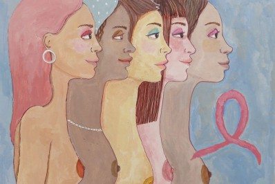 Artistas urbanas se unem em campanha de conscientização para prevenir o câncer de mama