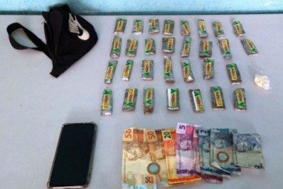 Polícia prende suspeito de tráfico de drogas em Volta Redonda