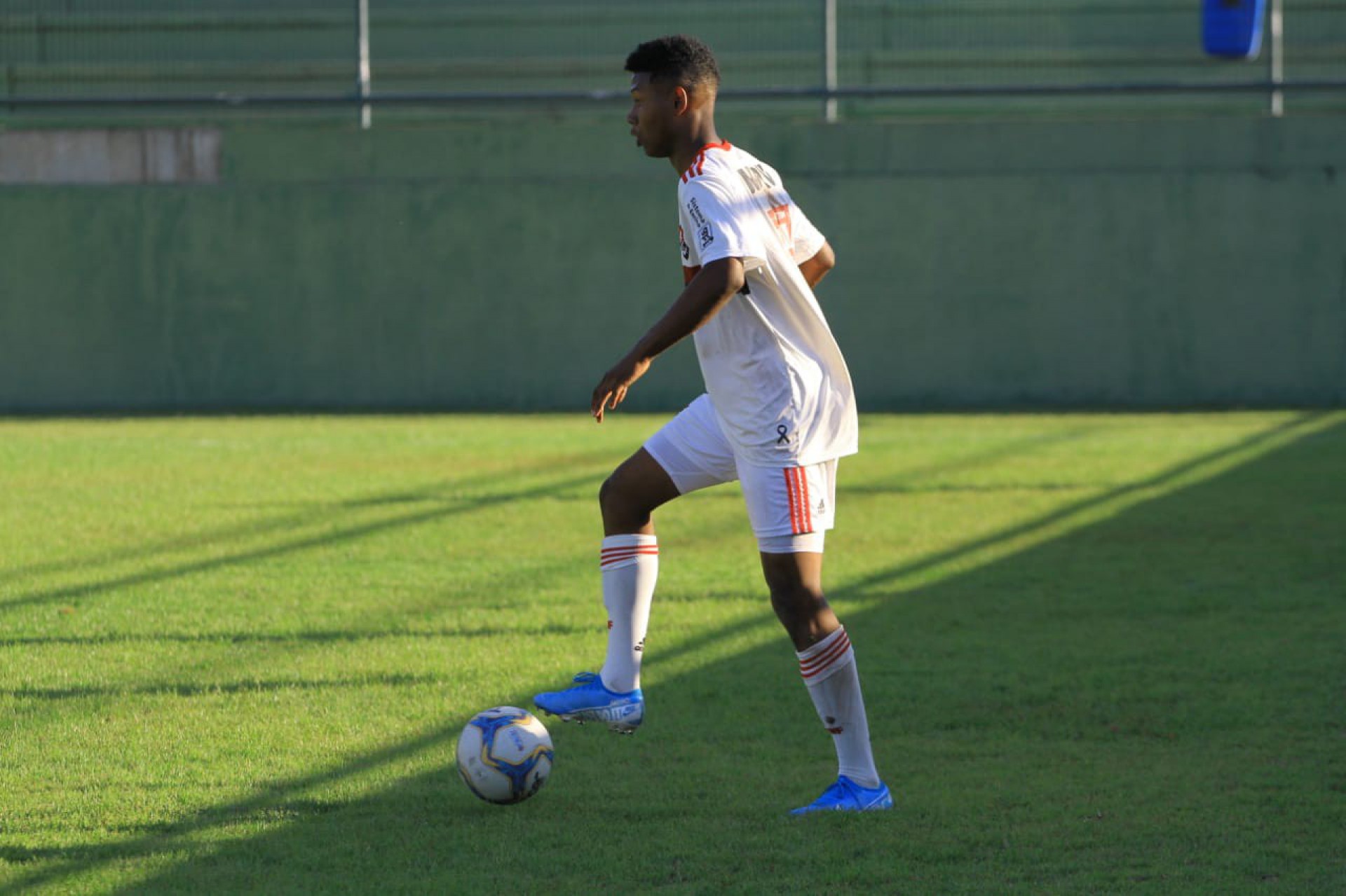 Matheus França com 14 anos nos tempos de Sub-15 do Flamengo - Arquivo Pessoal