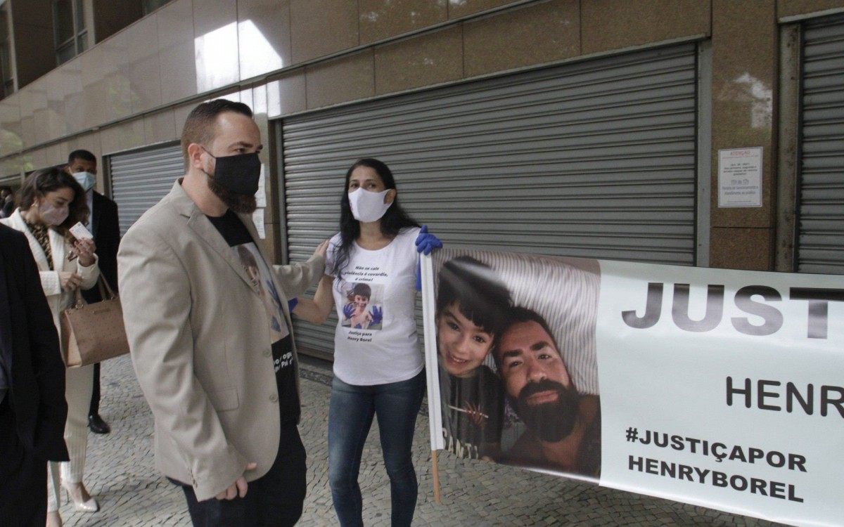  II Tribunal do Juri,no Forum da Capital no centro do Rio de Janeiro, começa a ouvir 12 testemunhas do caso Henry Borel, nesta quarta feira (06), na foto Leniel Borel pai de Henry Borel. - Marcos Porto/Agencia O Dia