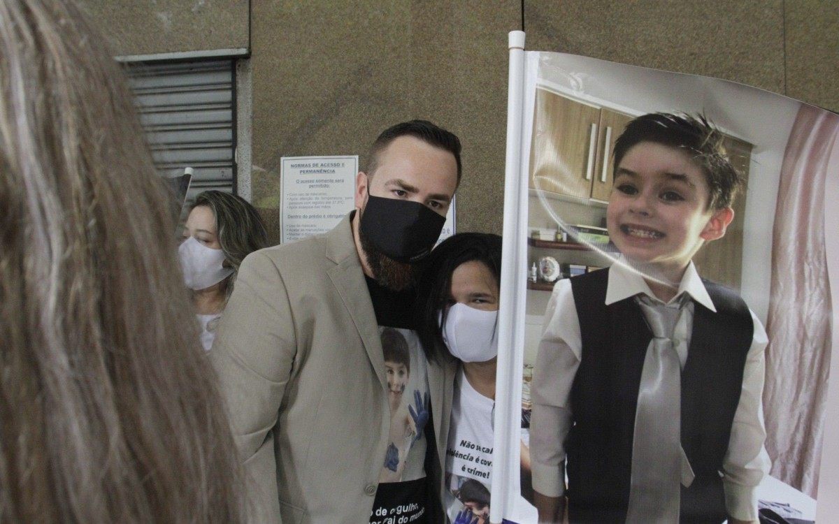  II Tribunal do Juri,no Forum da Capital no centro do Rio de Janeiro, começa a ouvir 12 testemunhas do caso Henry Borel, nesta quarta feira (06), na foto Leniel Borel pai de Henry Borel. - Marcos Porto/Agencia O Dia