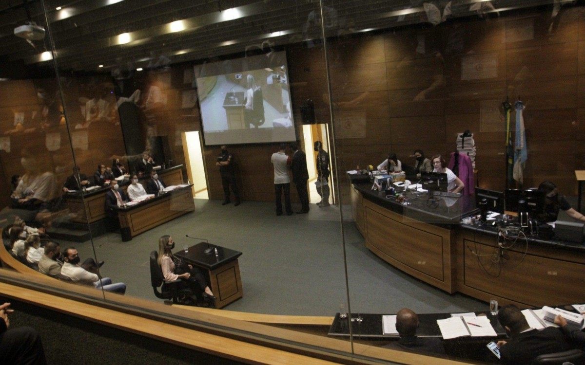 II Tribunal do Juri,no Forum da Capital no centro do Rio de Janeiro, começa a ouvir 12 testemunhas do caso Henry Borel, nesta quarta feira (06).