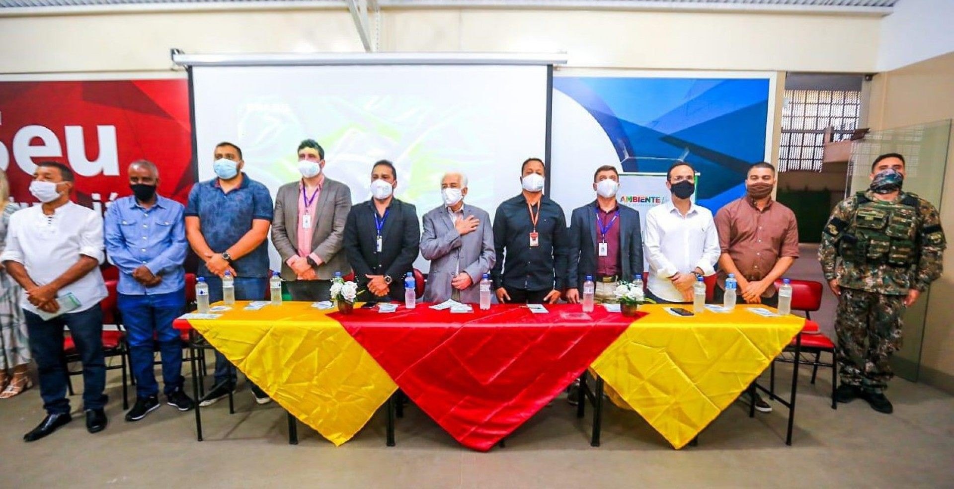 Diversas autoridades municipais e estaduais participaram do evento "Di&aacute;logos Sustent&aacute;veis"   - Rafael Barreto / PMBR