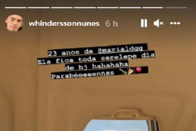 Whindersson Nunes celebra aniversário de Maria Lina