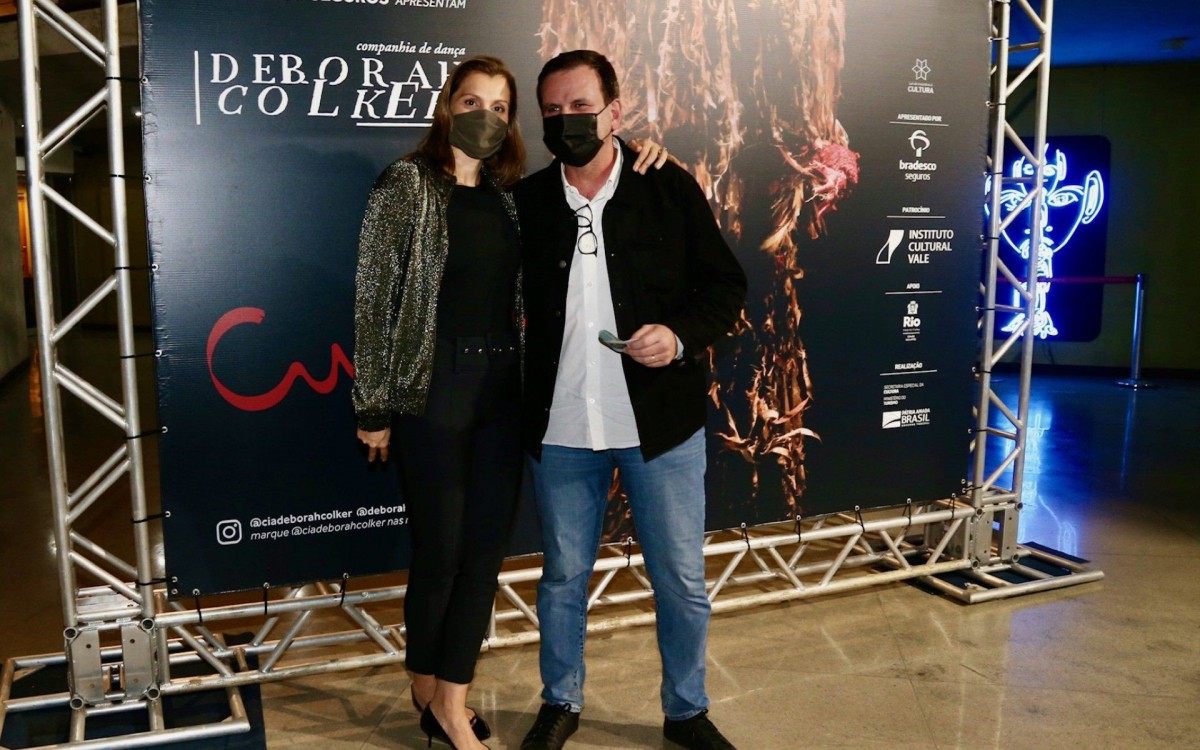 O prefeito Eduardo Paes e sua mulher, Cristine Paes