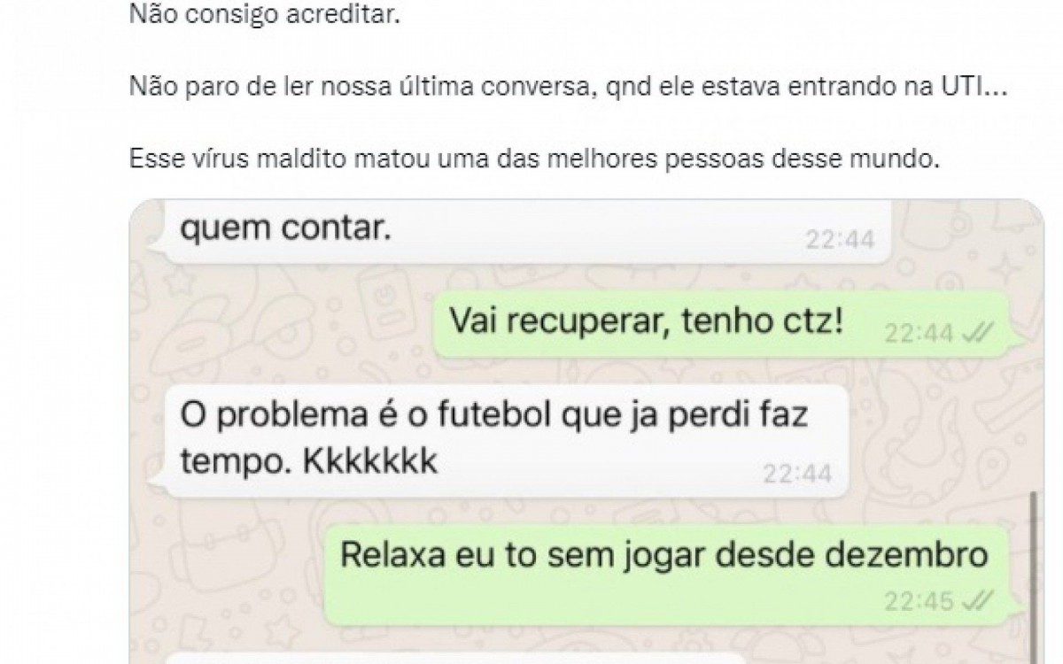 Felipe Neto lamentou falecimento de amigo 