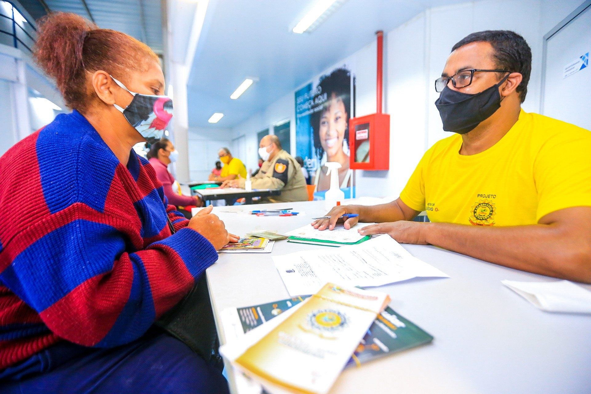 As cem vagas abertas pela Guarda Municipal se esgotaram rapidamente - Rafael Barreto / PMBR