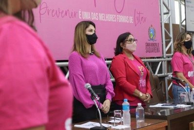 Câmara de Saquarema inicia campanha do Outubro Rosa