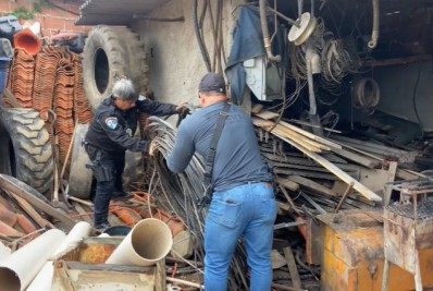 Homem é preso por furtar mais de uma tonelada de cabos de energia na Zona Oeste