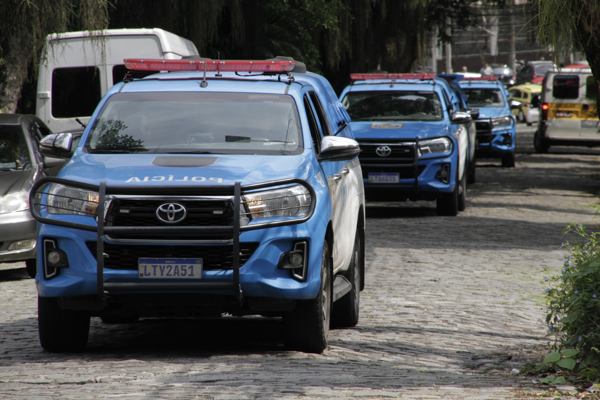 Operação da Policia Militar no morro da Formiga, na Tijuca zona norte do Rio de Janeiro,nesta quinta feira (06). - Marcos Porto/Agencia O Dia