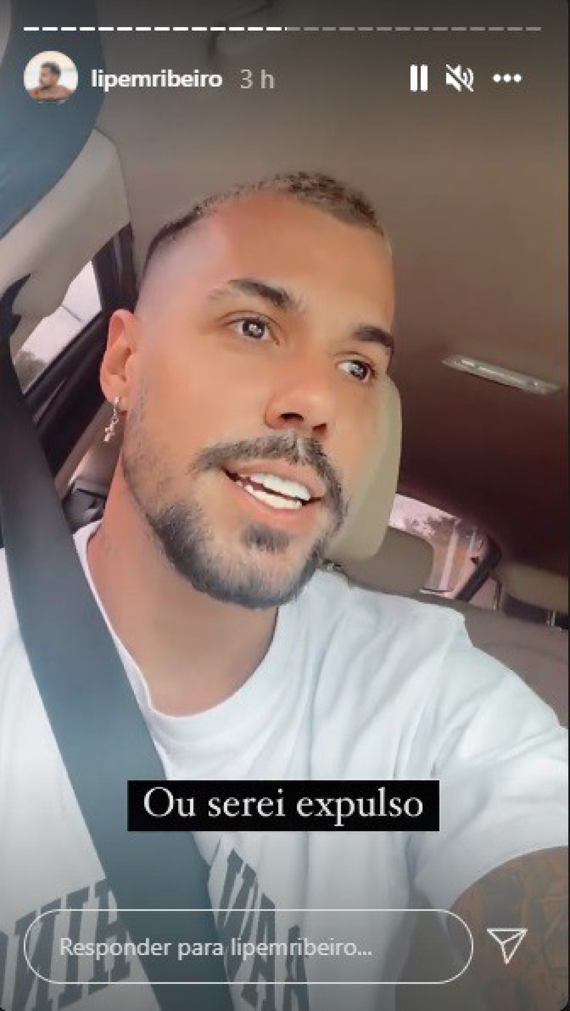 Influenciador relatou 