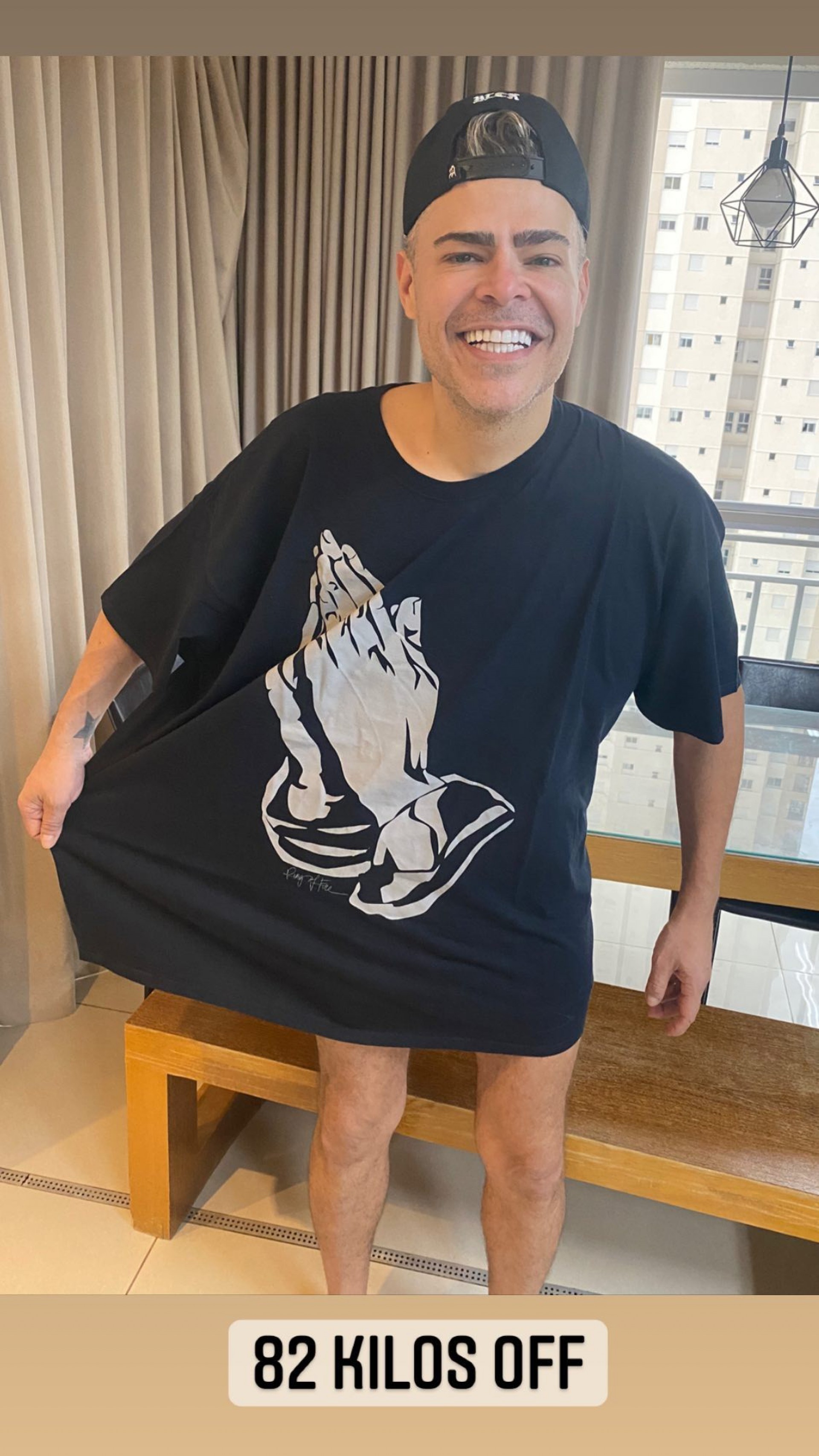 Rafael Vanucci perdeu 82 kg após passar por uma cirurgia bariátrica - Reprodução Internet