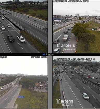 Trecho sob a concess&atilde;o da Arteris Fluminense - Divulga&ccedil;&atilde;o