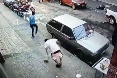 Homem morre após ser atingido por pedrada na cabeça durante briga por mala em Goiânia 