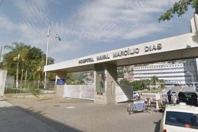 Incêndio atinge lavanderia do Hospital Naval Marcílio Dias, no Lins