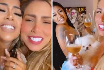 Fora de 'A Fazenda 13', Erika Schneider e Medrado se reencontram