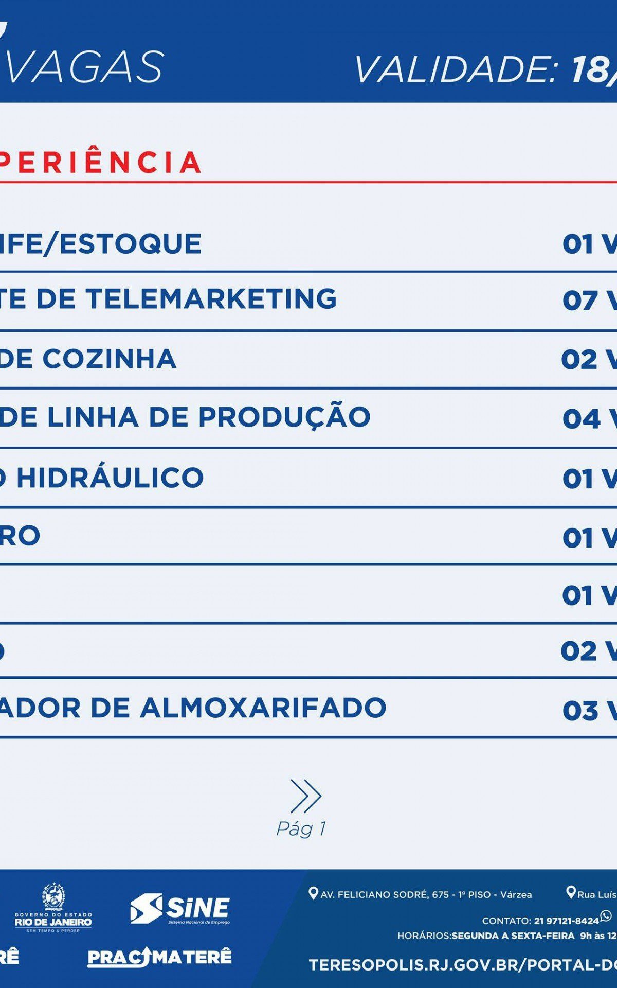 Programa ‘emprega Terê Divulga 207 Vagas De Emprego No Sine Teresópolis Teresópolis O Dia 9461