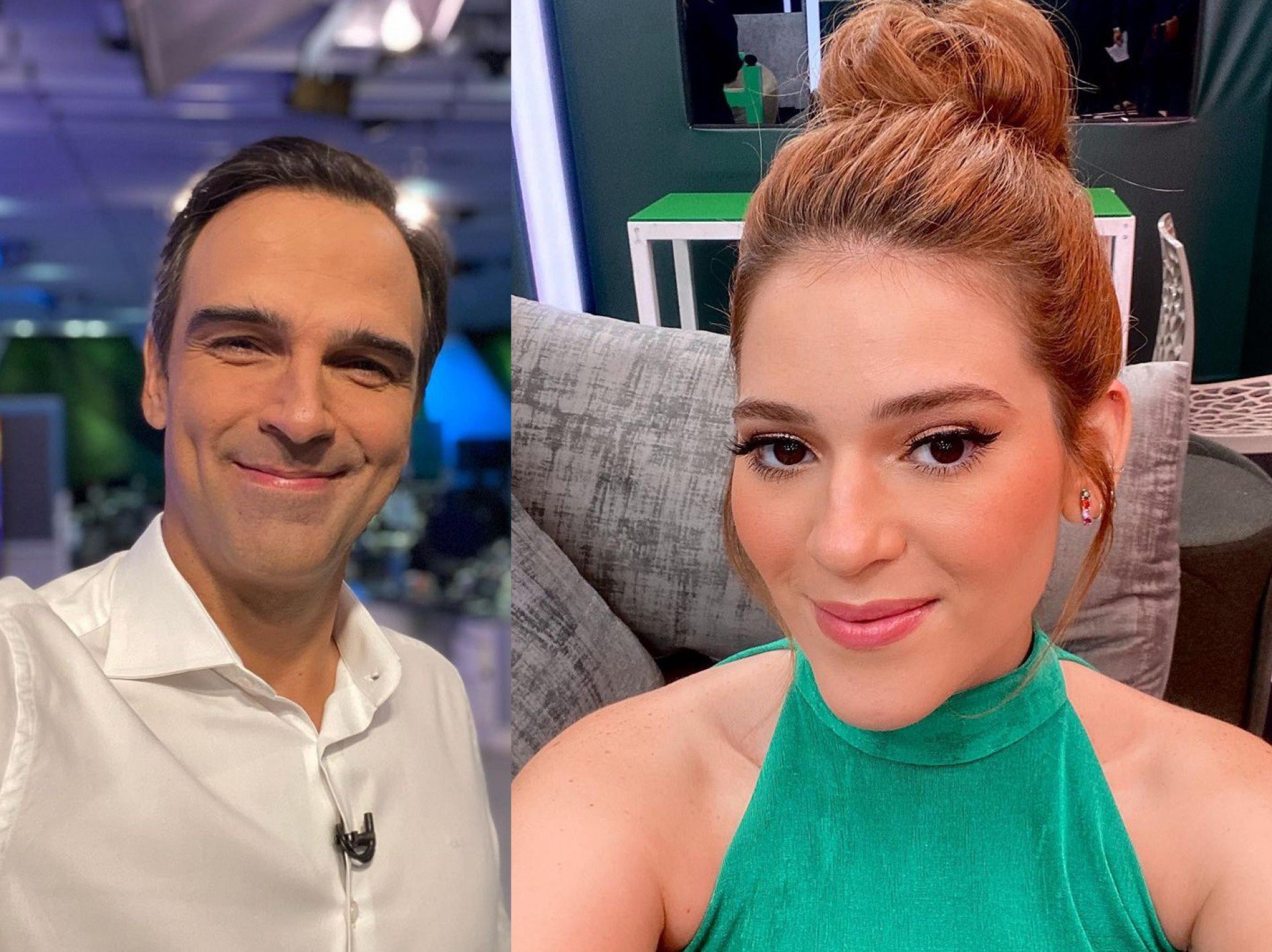 Tadeu Schmidt e Ana Clara Lima - Reprodução/Montagem