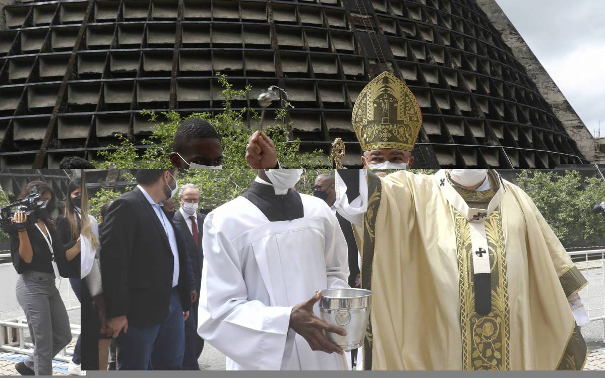 Geral - Festa dos 90 anos do Cristo Redentor, na Catedral Metropolitana de Sao Sebastiao do Rio de Janeiro, centro do Rio. Na foto, Dom Orani Tempesta, Arcebispo do Rio de Janeiro.