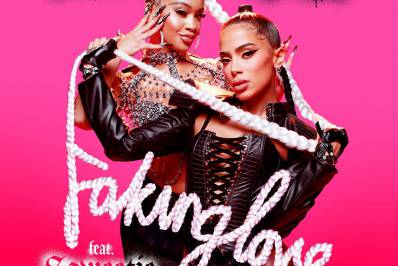 Anitta compartilha capa oficial de seu novo single, 'Faking Love'