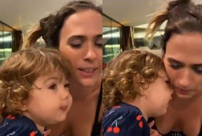 Tatá Werneck comemora Dia das Crianças com recordações de infância e vídeo da filha