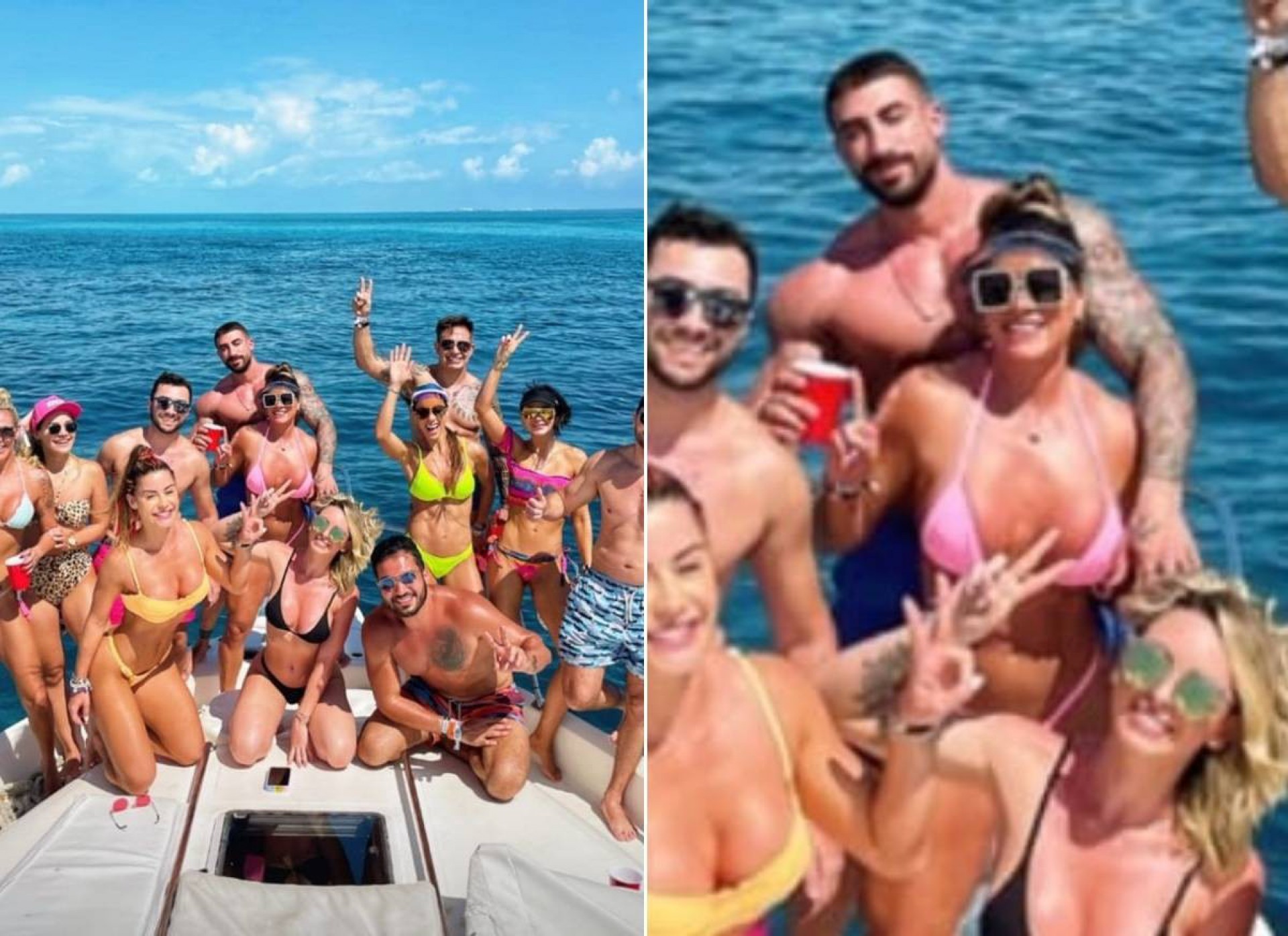 Juju Salimeni curte viagem com amigos e novo namorado, Diogo Basaglia - Reprodução Internet