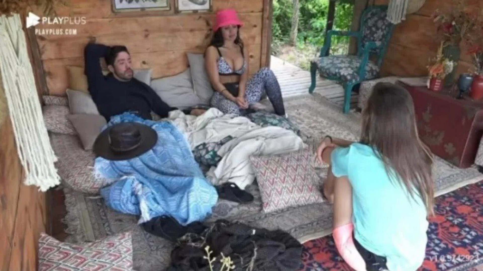 Rico diz para Aline e Dayane que pretende indicar Gui Araújo nesta terça-feira - Reprodução