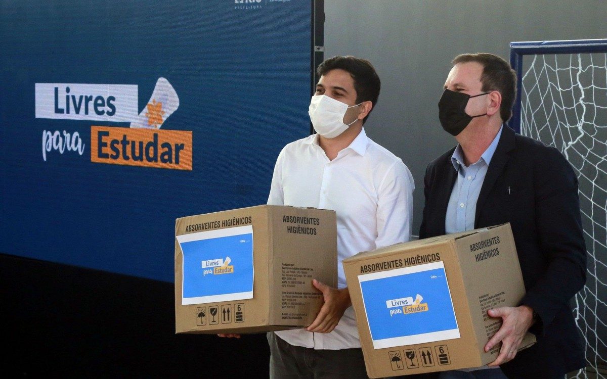 Rio lança projeto para distribuir absorventes nas escolas municipais - Divulgação