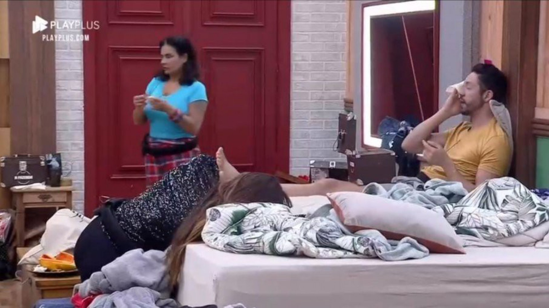 Rico Melquiades, Dayane Mello e Solange Gomes - Reprodução/Record