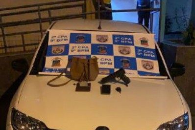 Criminoso é preso após troca de tiros com a PM na Zona Norte