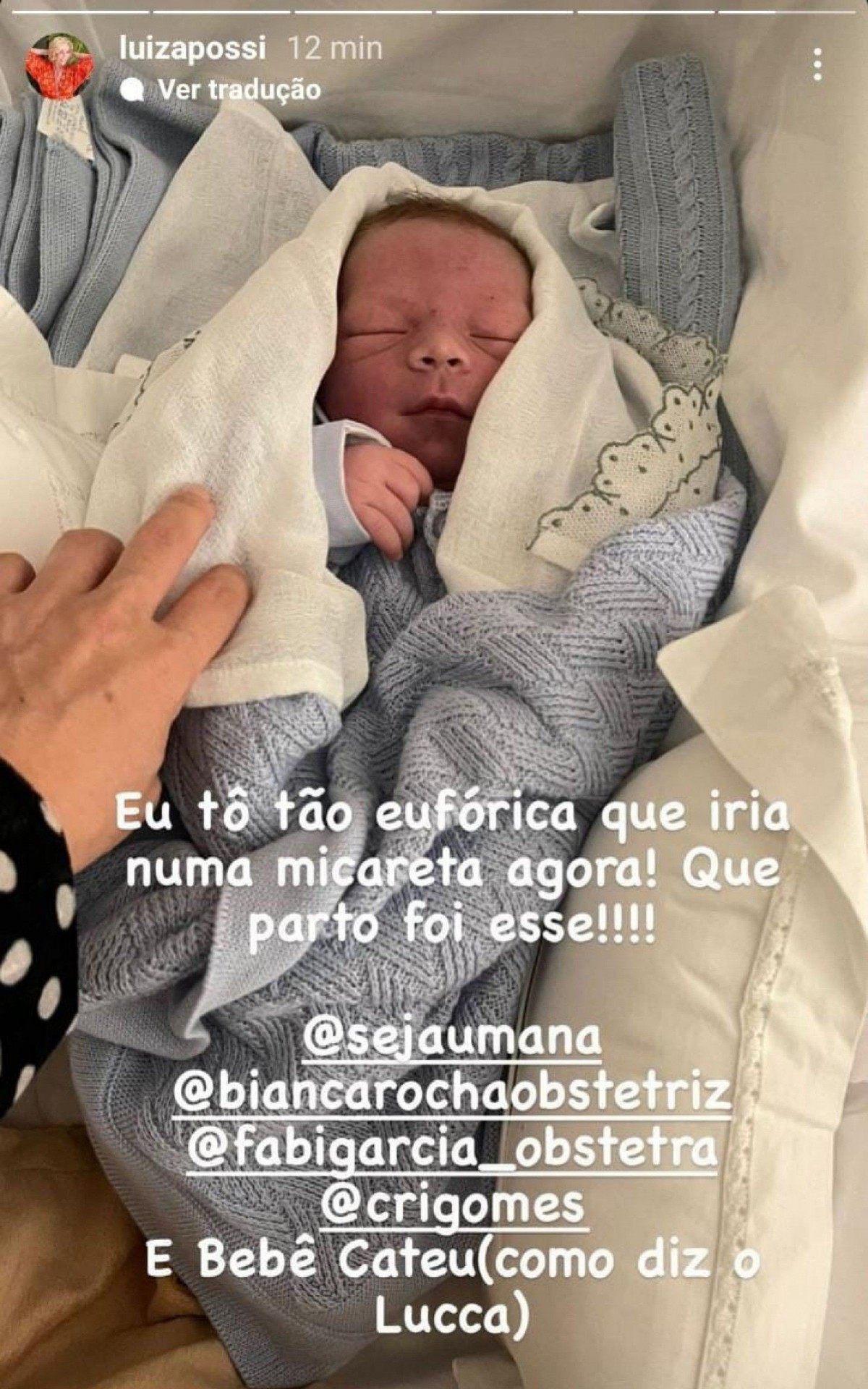 Matteo, filho ca&ccedil;ula de Luiza Possi