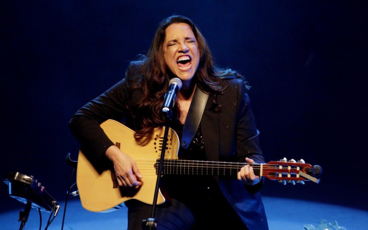 Show da Ana Carolina ao vivo no Vivo Rio, no Parque do Flamengo na Zona Sul do Rio De Janeiro, neste sábado  (15).  - Onofre Veras / Agência O Dia 