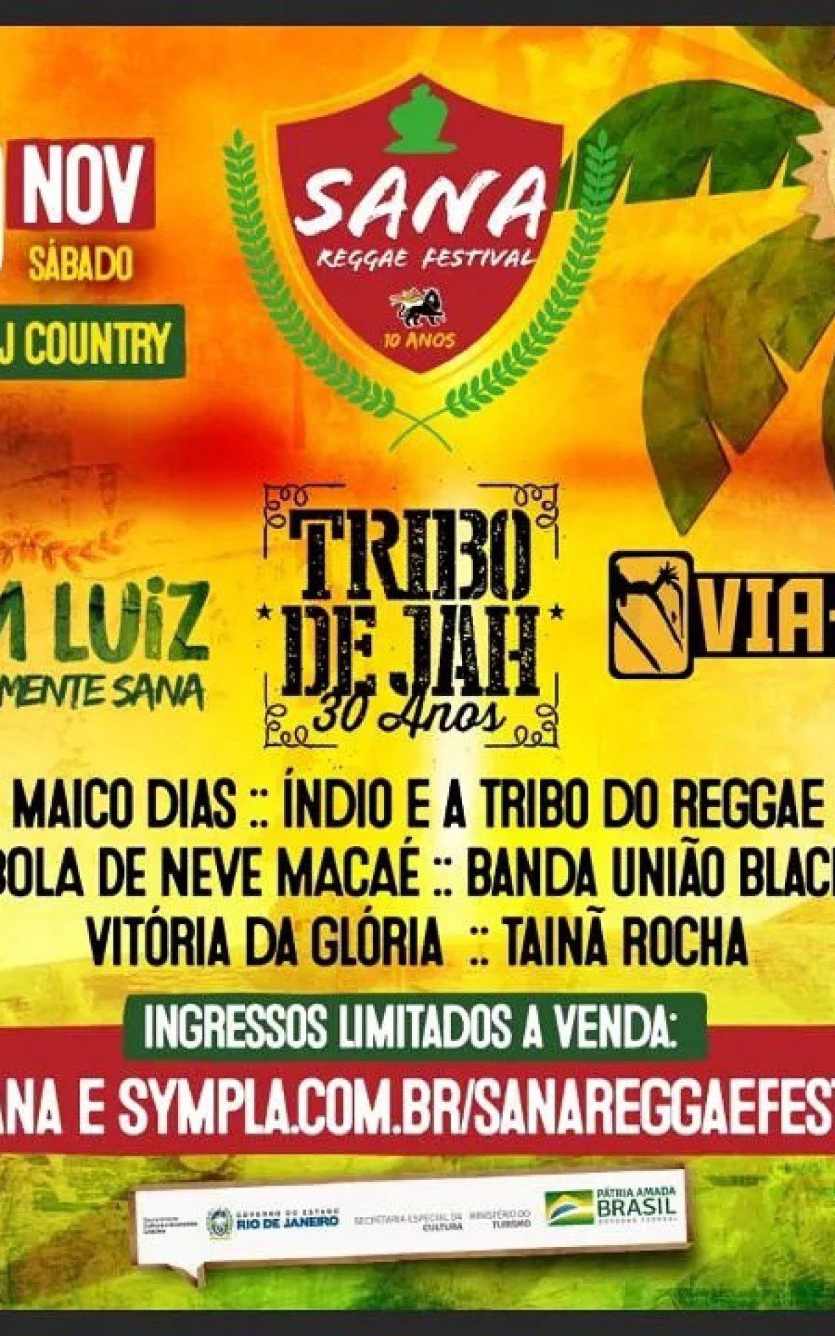 O evento vai contar com uma programação que mescla entre artistas locais e nacionais, como Dom Luiz, Banda Via Jah e Tribo de Jah, e apresentação de capoeira, maculelê e do DJ LF Selector