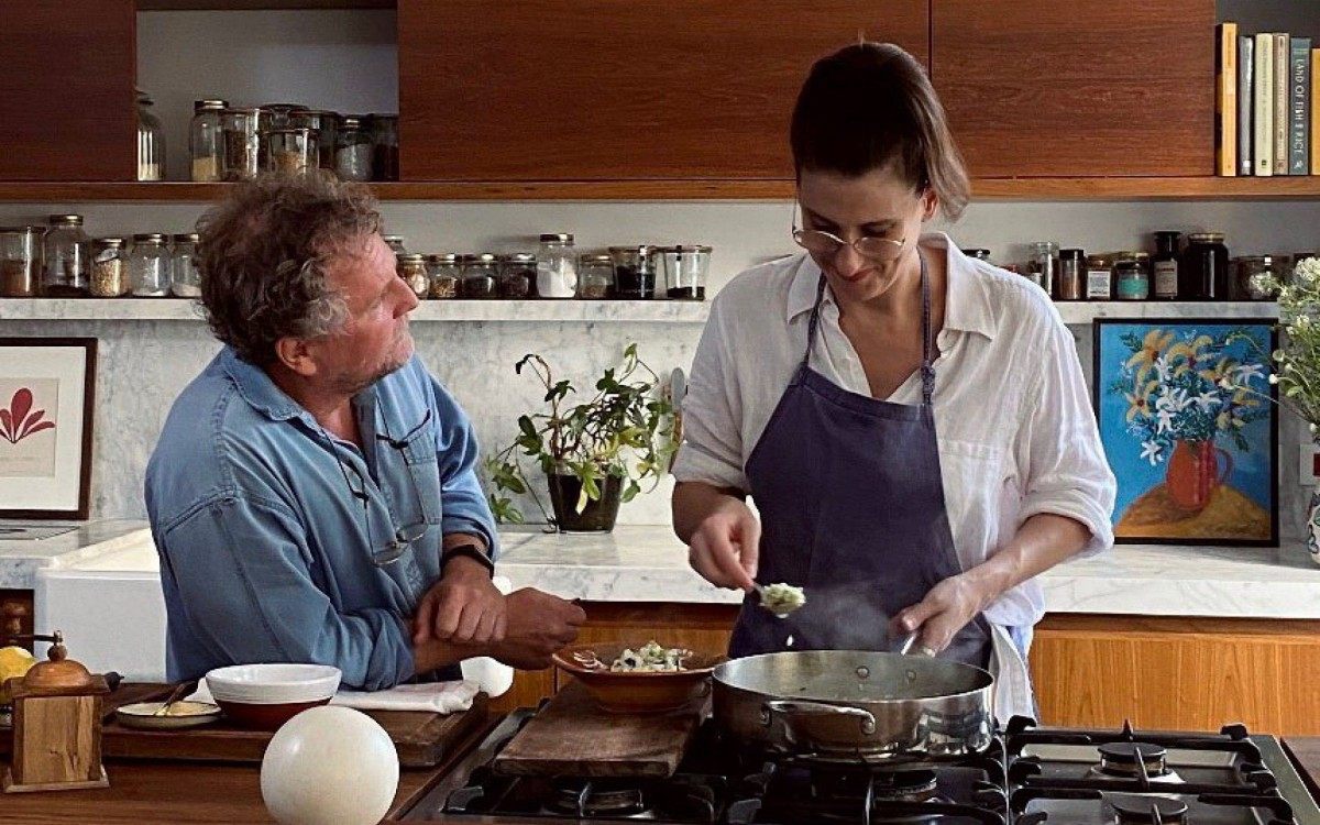Paola Carosella e Jason Lowe
