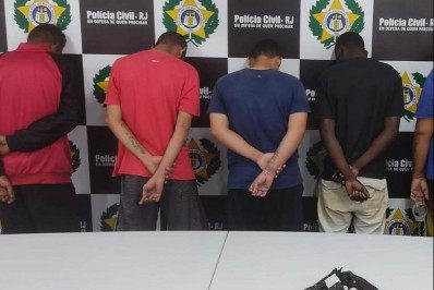 Polícia Civil deflagra operação e prende cinco traficantes acusados de tentativa de homicídio em Campos dos Goytacazes