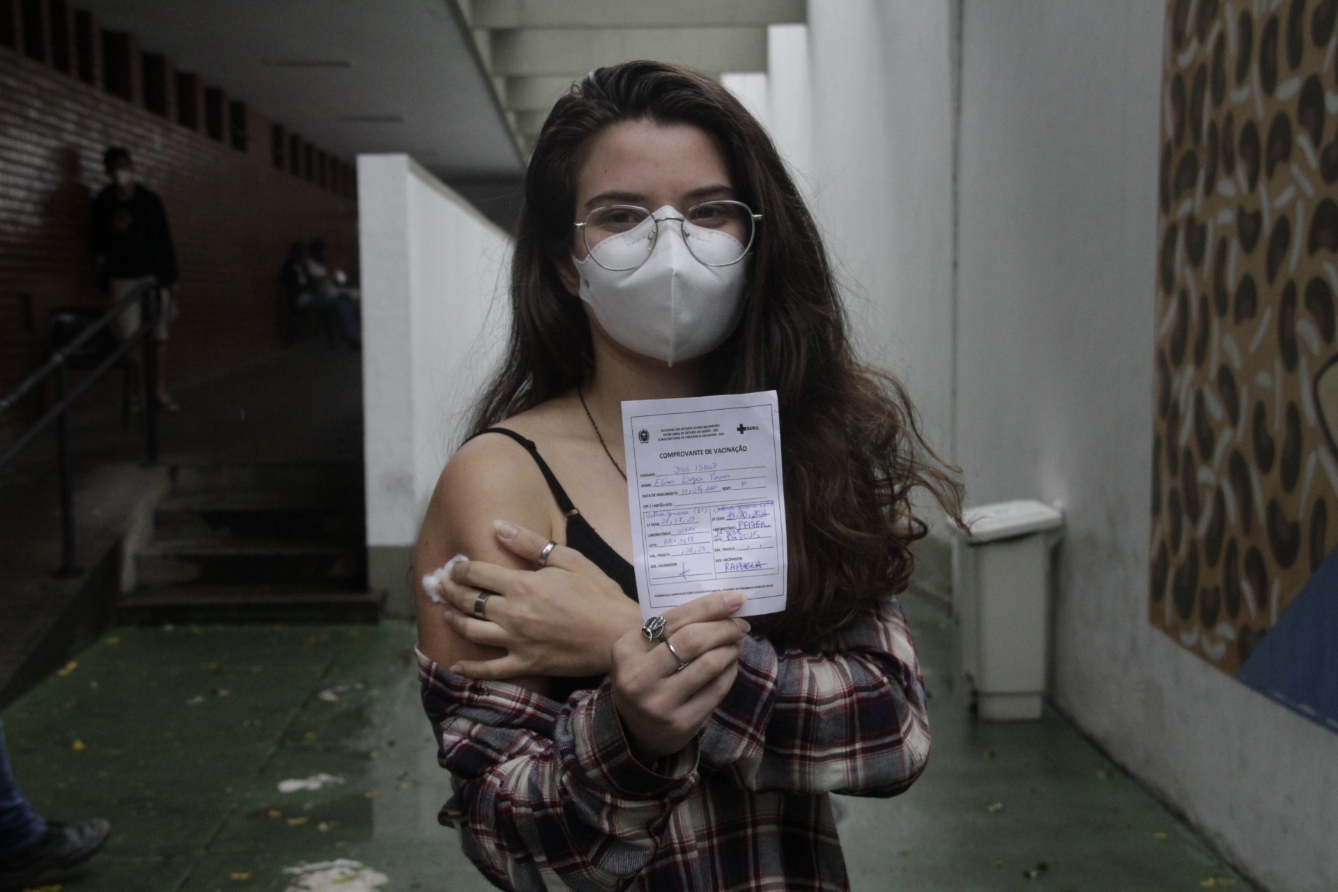 Pouca movimentação pra segunda dose no posto de saude Heitor Beltrão na Tijuca. - Marcos Porto/Agencia O Dia