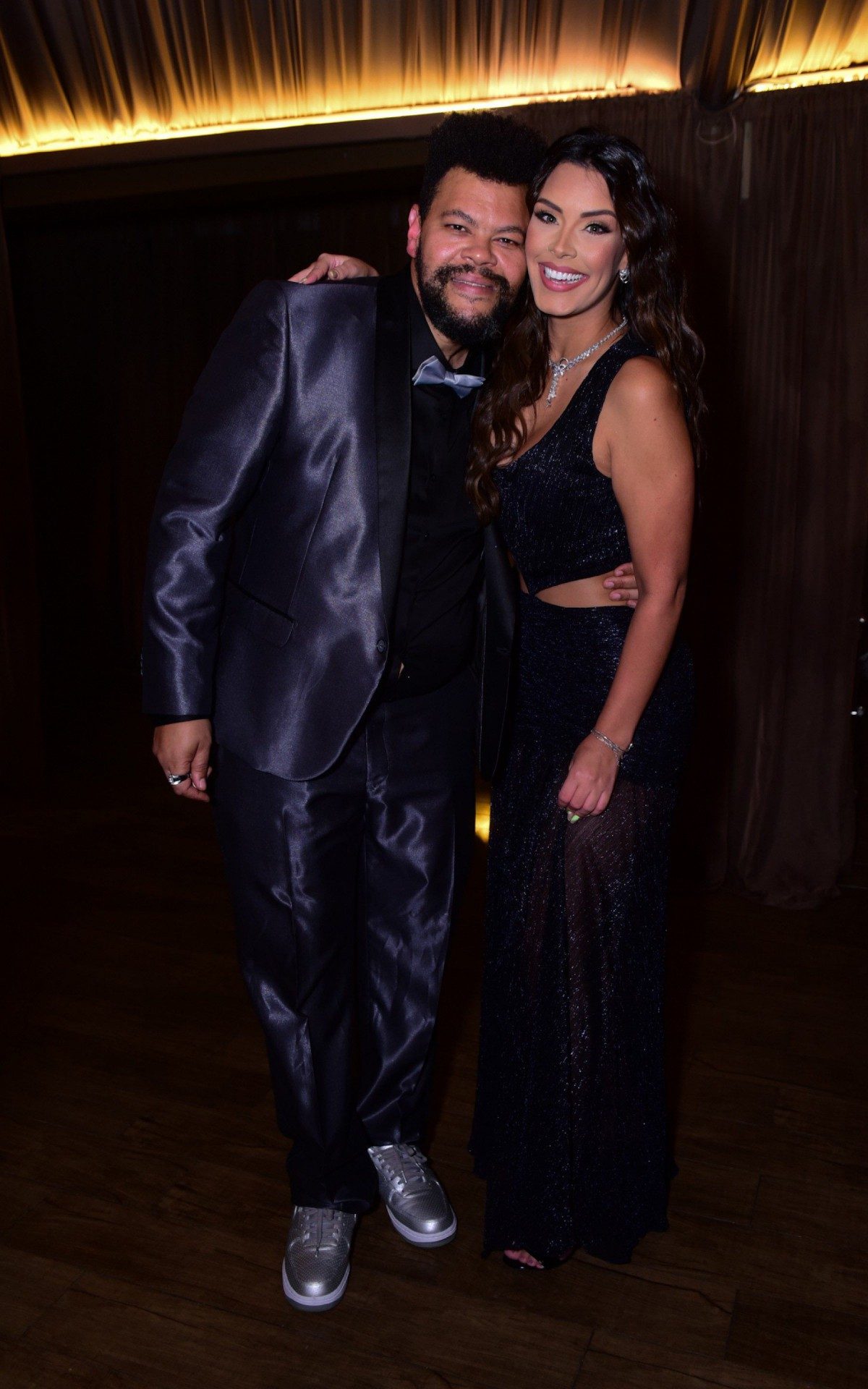 Ex-BBB Ivy e Babu Santana se reencontram na festa de anivers&aacute;rio de Flayslane, em S&atilde;o Paulo